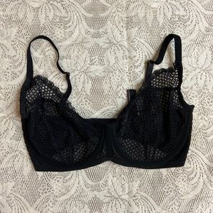 Victoria’s Secret Black Sheer Bra 32DDD